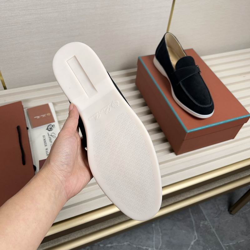 Classic Black Suede Loafers