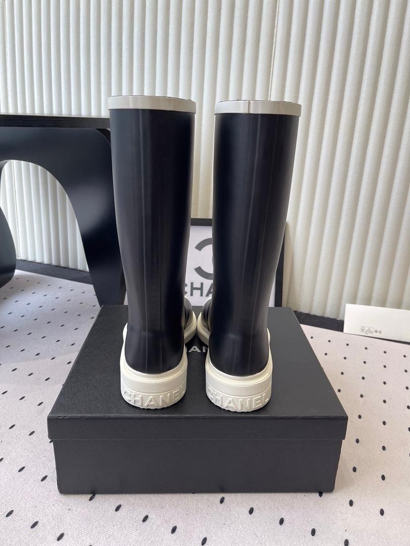 Viral Rubber Boots Black/White