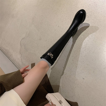 High-Knee Riding Boots