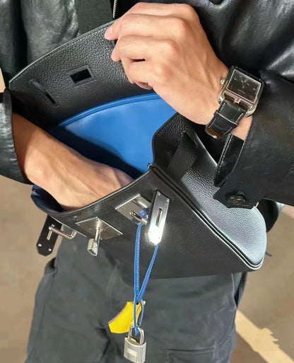 Togo Leather Chest Bag