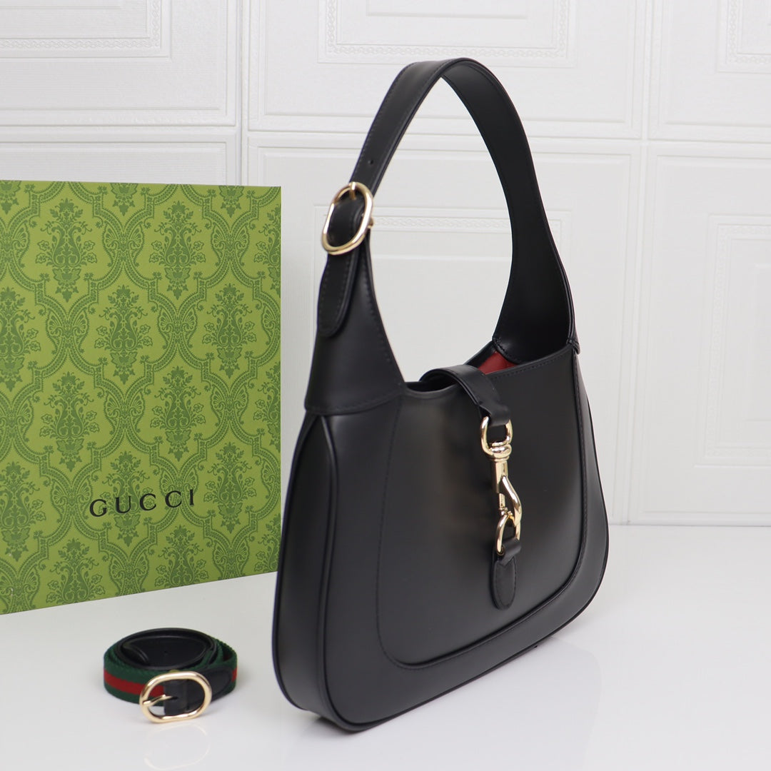 Small Shoulder Bag Black Leather
