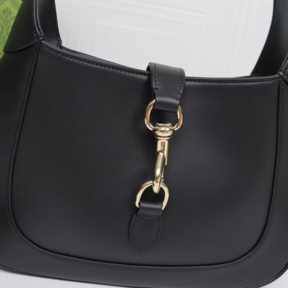 Small Shoulder Bag Black Leather